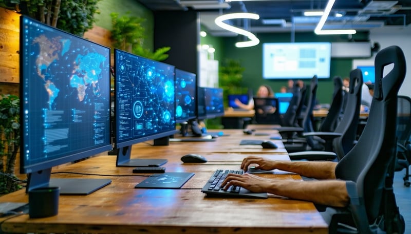 AI automation and digital marketing team working together at Native Geek Hub